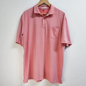 Peter Millar Polo Shirt Men Extra Large Peach